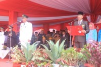 Berjalan lancar dan Hikmat, Bupati Irup Upacara HUT RI ke 70