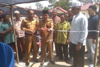Camat Talang Muandau Lakukan Innovasi Resmikan 30 Kolam  Budi Daya Ikan Lele