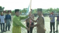 Lepas Kontingen Jambore Nasional Ke X,  Sukiman Minta Pramuka Harumkan Nama Rohul