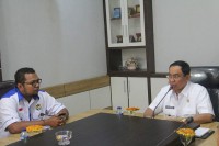 Bupati Wardan Minta Masukan Soal Pembagunan Daerah kepada KNPI Inhil