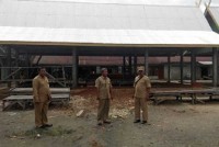 Dibangun Dengan Dana DMIJ, Setiap Sabtu Pasar di Desa Kemuning Tua Inhil Disesaki Pengunjung