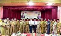 Bupati Inhil hadiri Silahturrahmi bersama Guru SMA/SMK Se-Inhil, Gubernur Riau Video Call