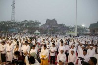 Malam Pergantian Tahun, Pemkab Inhil Gelar Tabligh Akbar dan Doa Bersama