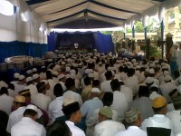 Ribuan Umat Islam  Hadiri Pemberangkatan Ibadah Haji Bupati Rohul