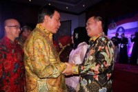 Bupati Inhil Hadiri Malam Kenal Pamit Kapolda Riau