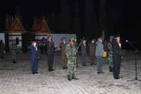 Apel Kehormatan Dan Renungan Suci Di Taman Makam Pahlawan Setia Negara Pelalawan