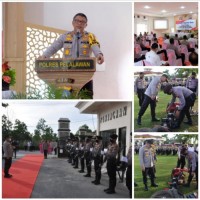 Arahan Kapolda Riau Dalam Kunker Ke Mapolres Pelalawan