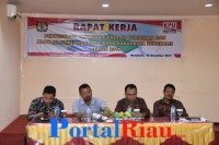 Rapat Kerja Penyusunan Penataan Daerah Pemilihan dan Alokasi kursi Anggota DPRD Kabupaten Bengkalis 