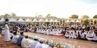 Ribuan Umat Muslim Hadiri Buka Puasa Akbar Di Masjid Agung Rohul