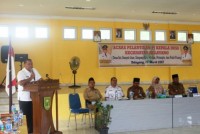 Dihadiri Bupati Yopi, Empat Pj Kades Kecamatan Kelayang Resmi Dilantik