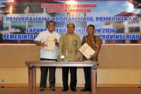 Kabupaten Inhu Terima Opini WTP