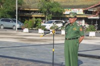 Bupati Inhil Pimpin Apel Awal Tahun 2016