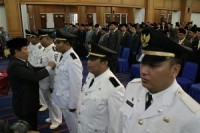 Plt Bupati Rohul Melantik 287 Pejabat Eselon III Dan IV