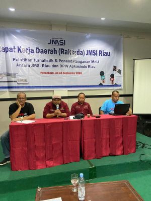 Bengkalis Resmi Ditunjuk Tuan Rumah HPN dan HUT JMSI Ke 4 di Riau