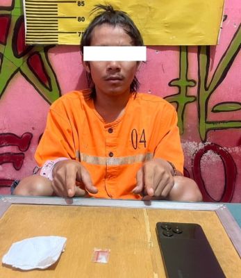 Pengedar Sabu Dibekuk di Jalan Pertanian Duri, Polisi Amankan 0,30 Gram Sabu