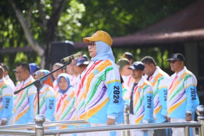 Plt. Bupati Labuhanbatu Pimpin Upacara Haornas Tahun 2024